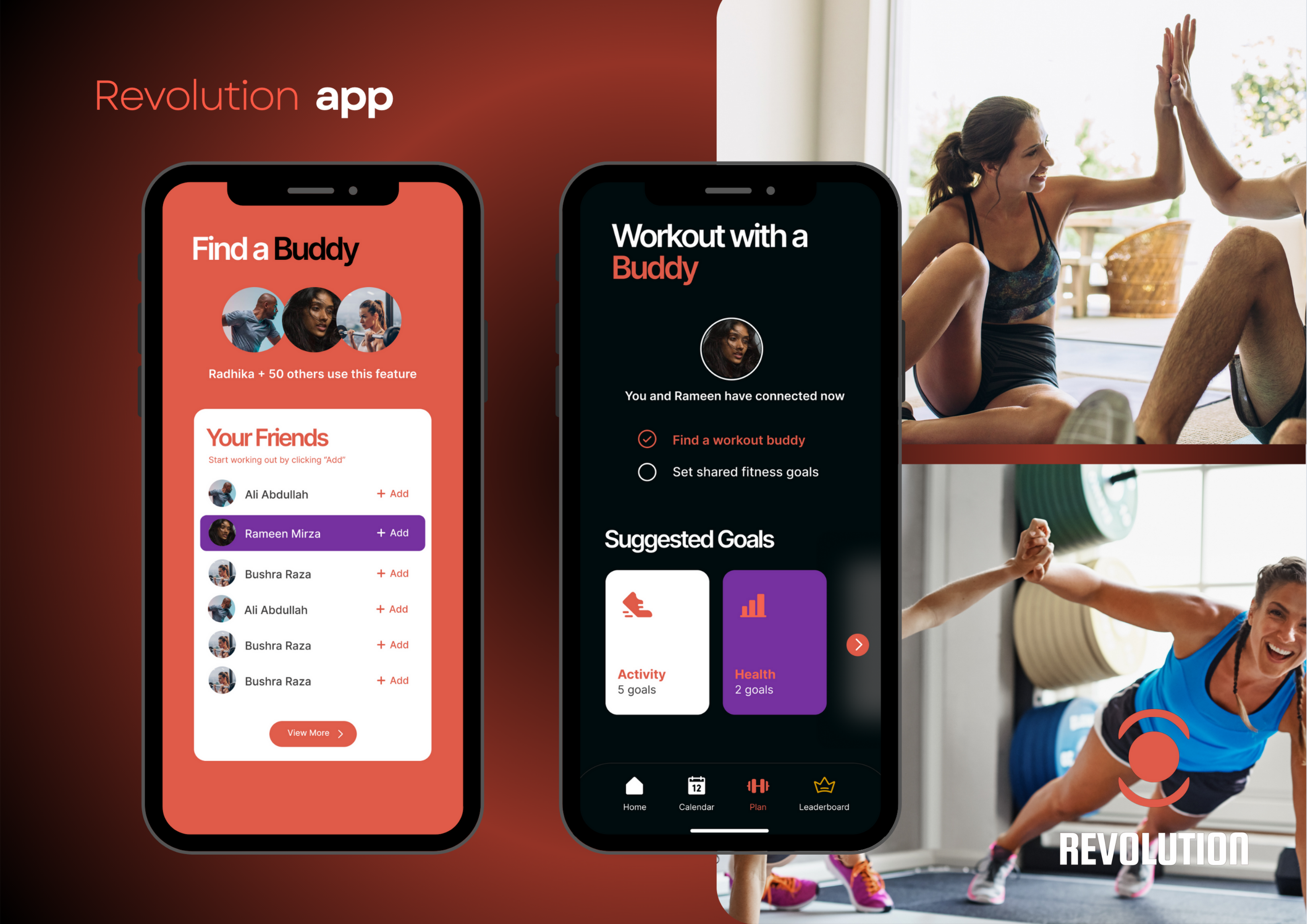 Revolution Fitness - App Design 1