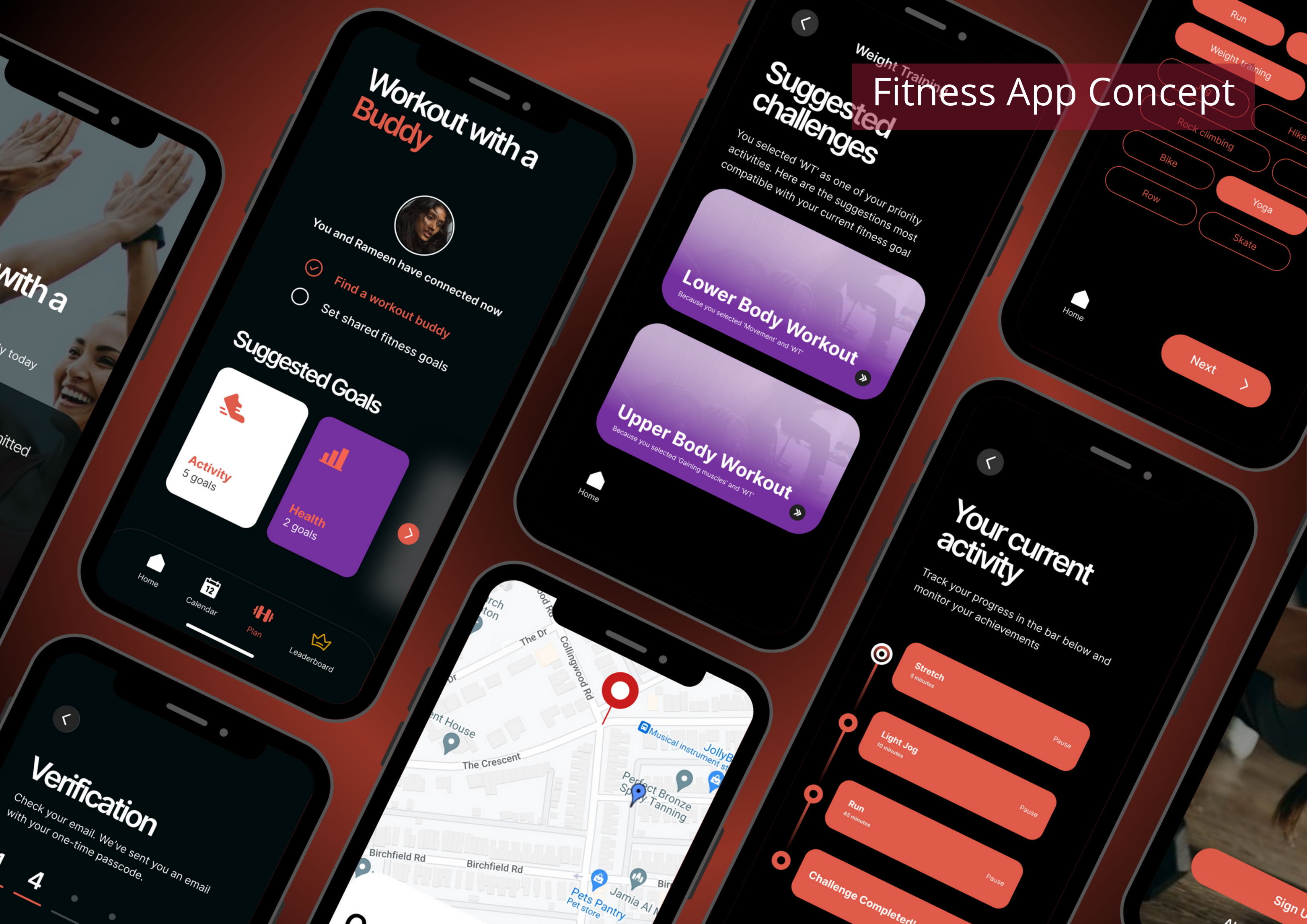 Revolution Fitness - App Design