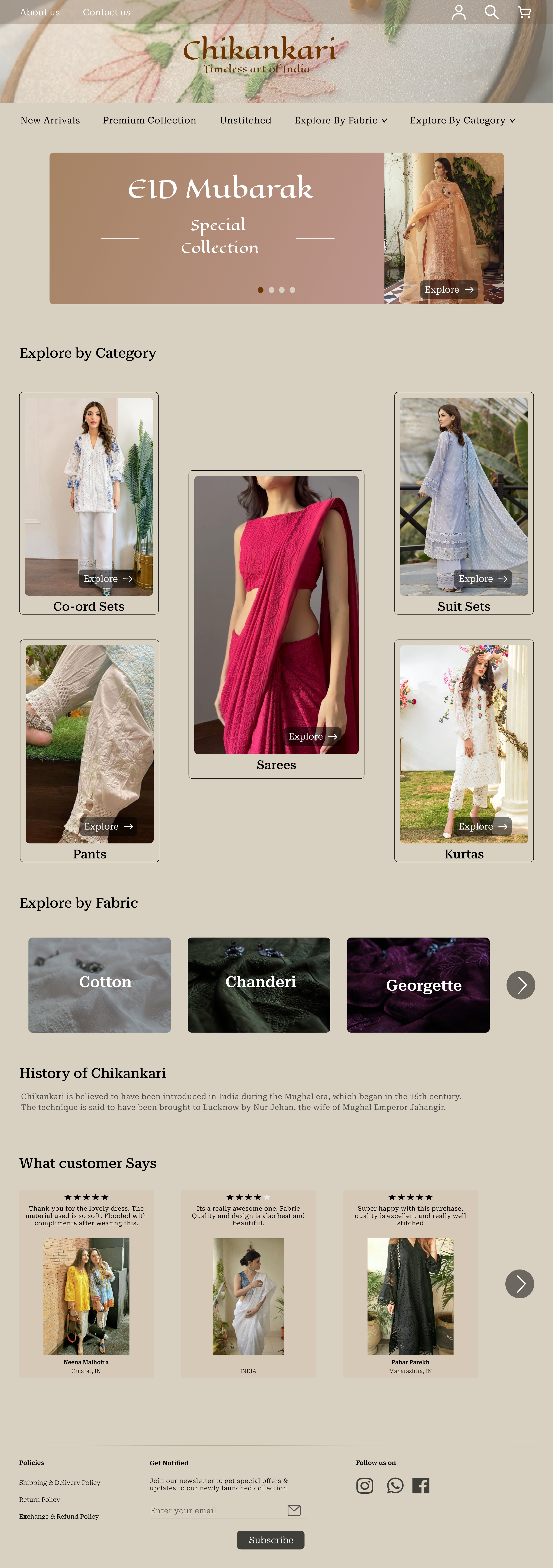 The Indian Ethnic Fashion Service