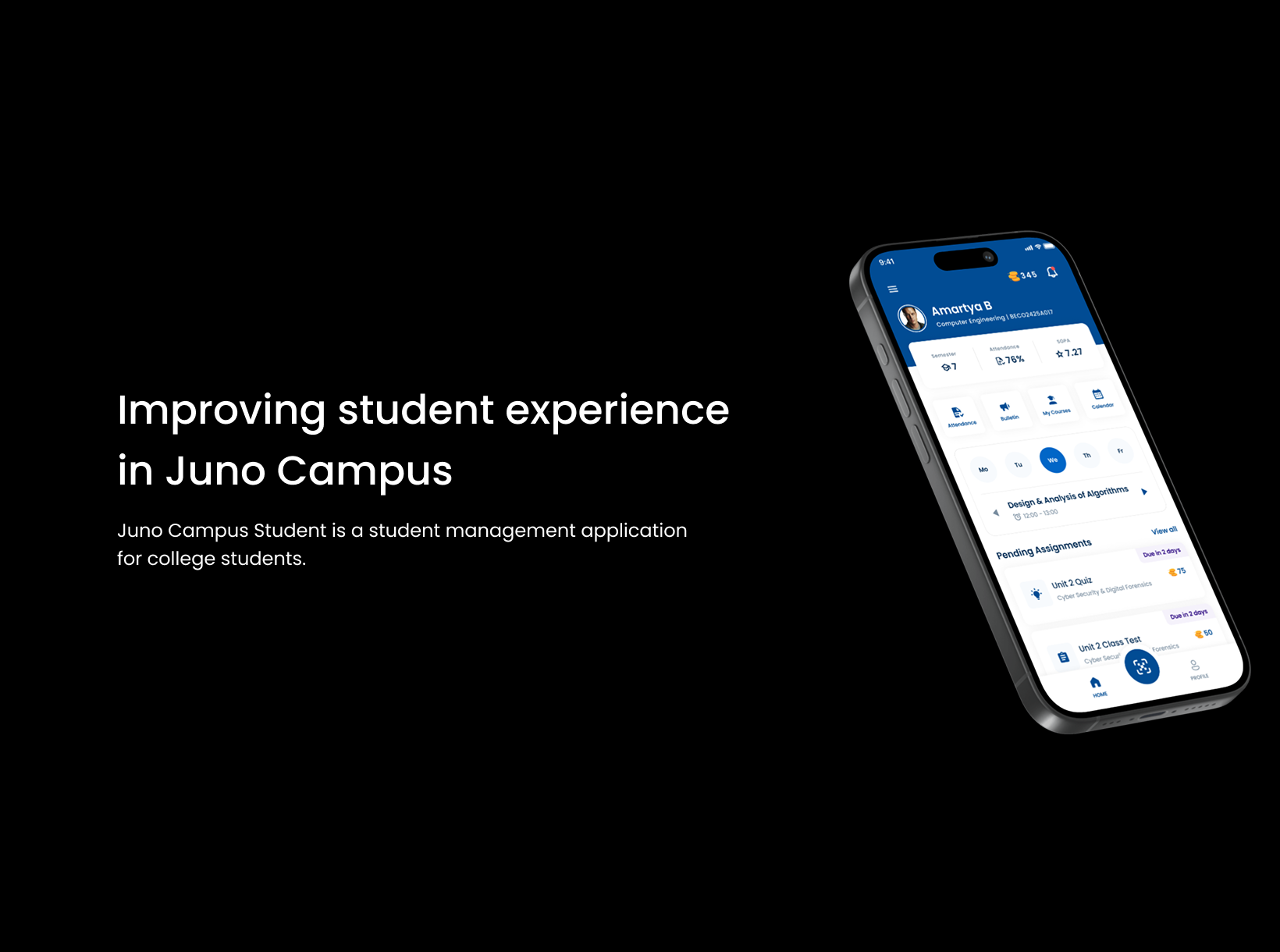 Improving student experience in Juno Campus