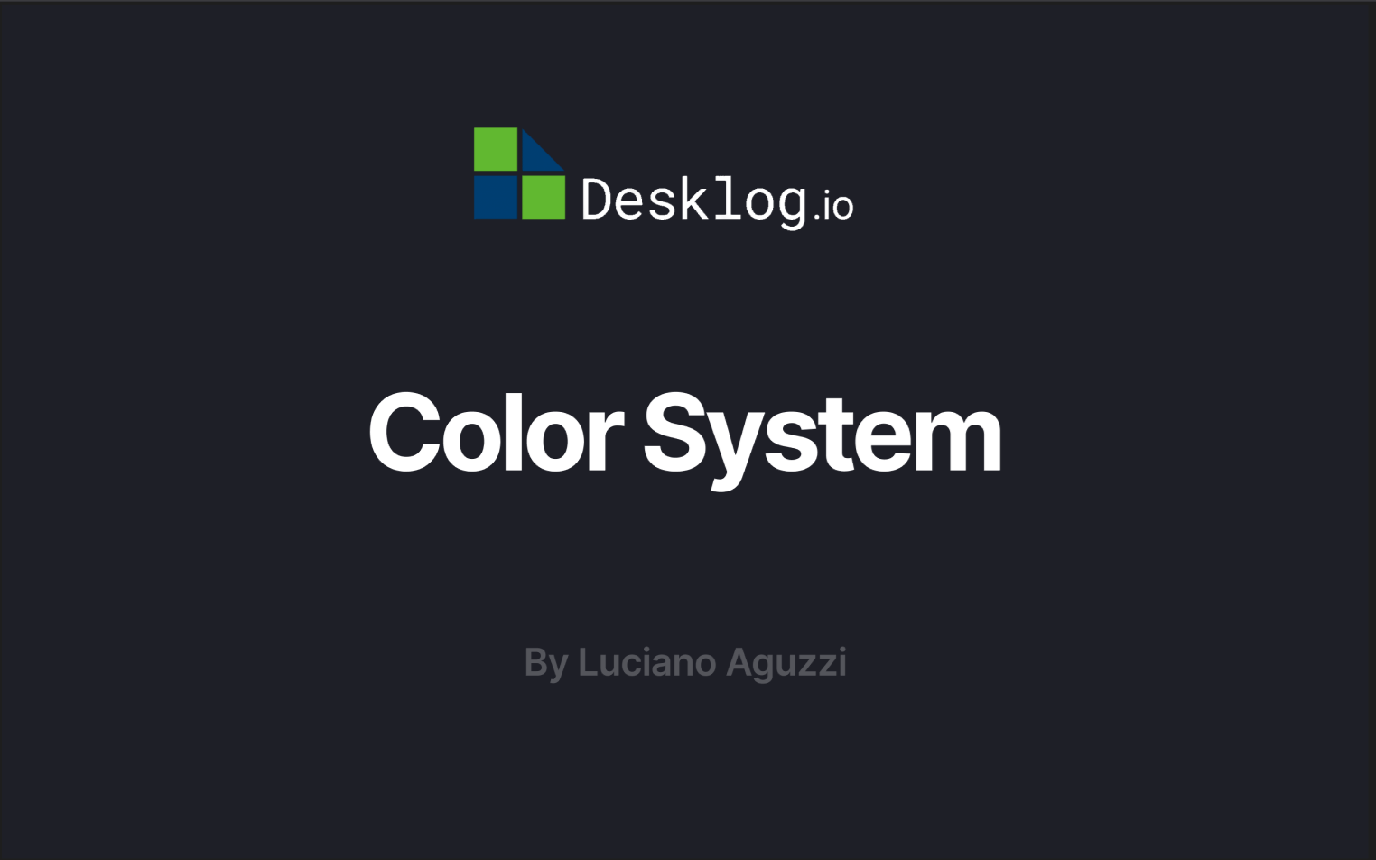 Color Palette - Luciano Aguzzi