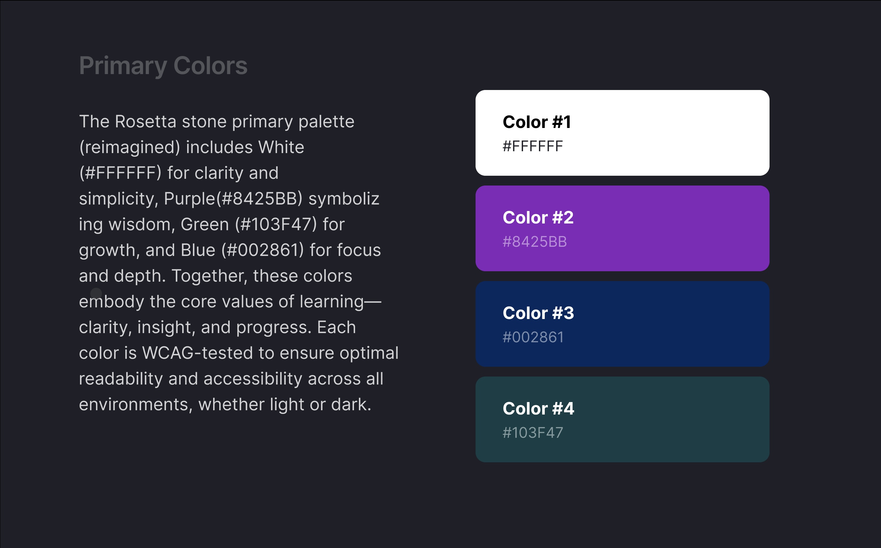 Rosetta Stone Color system 1