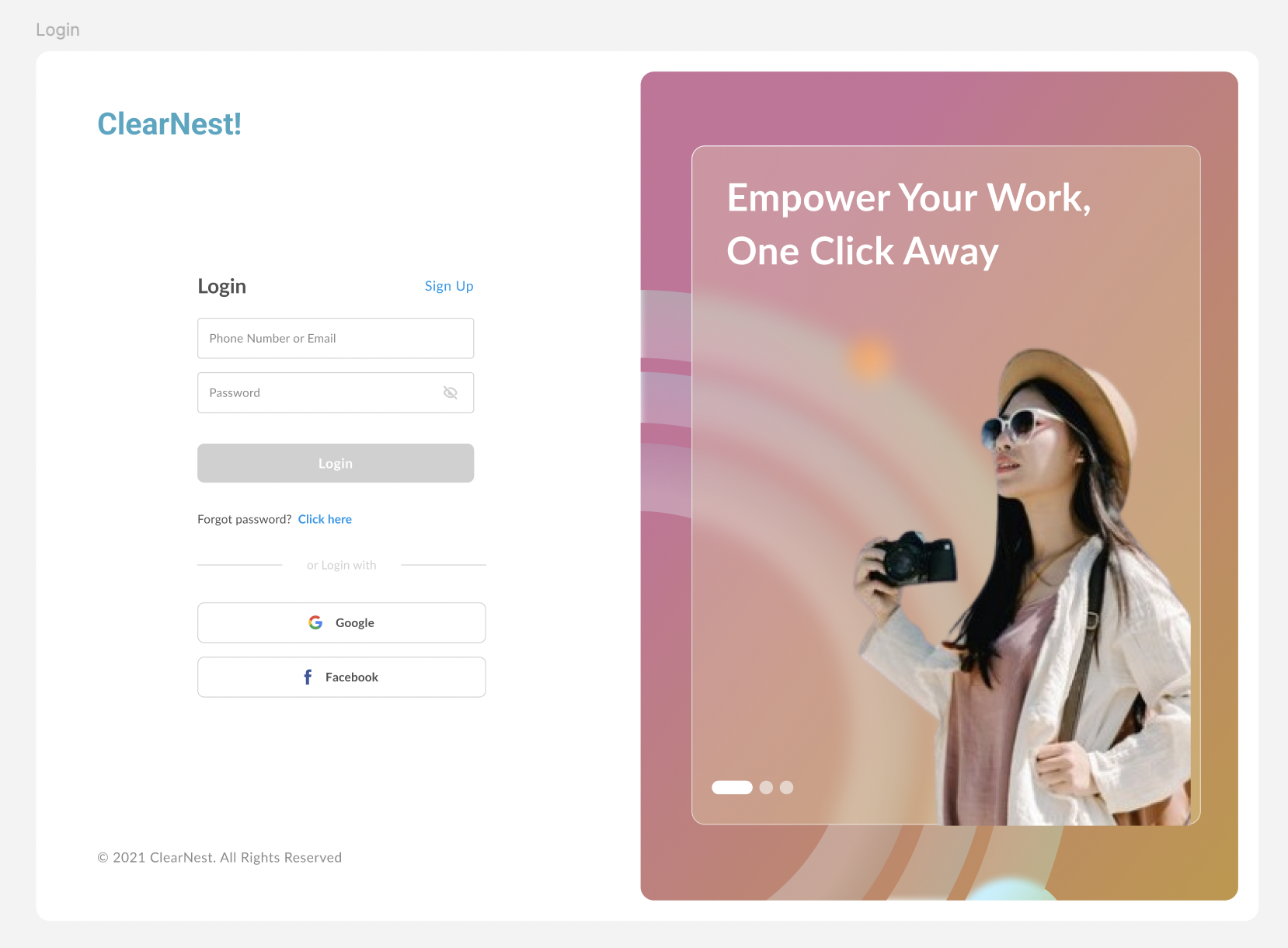 Sign-Up Experience for SaaS Platforms