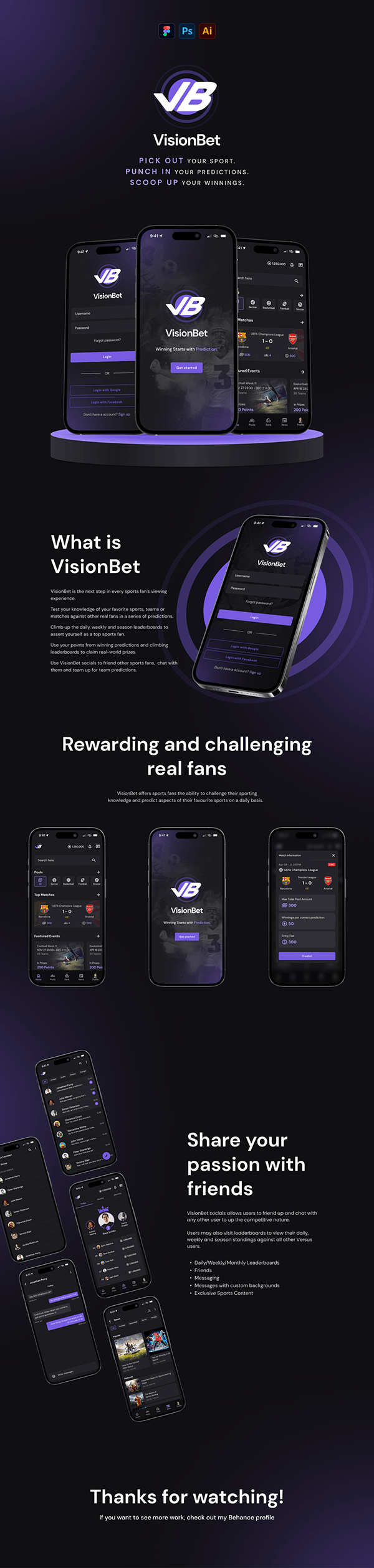 VisionBet Design Concept