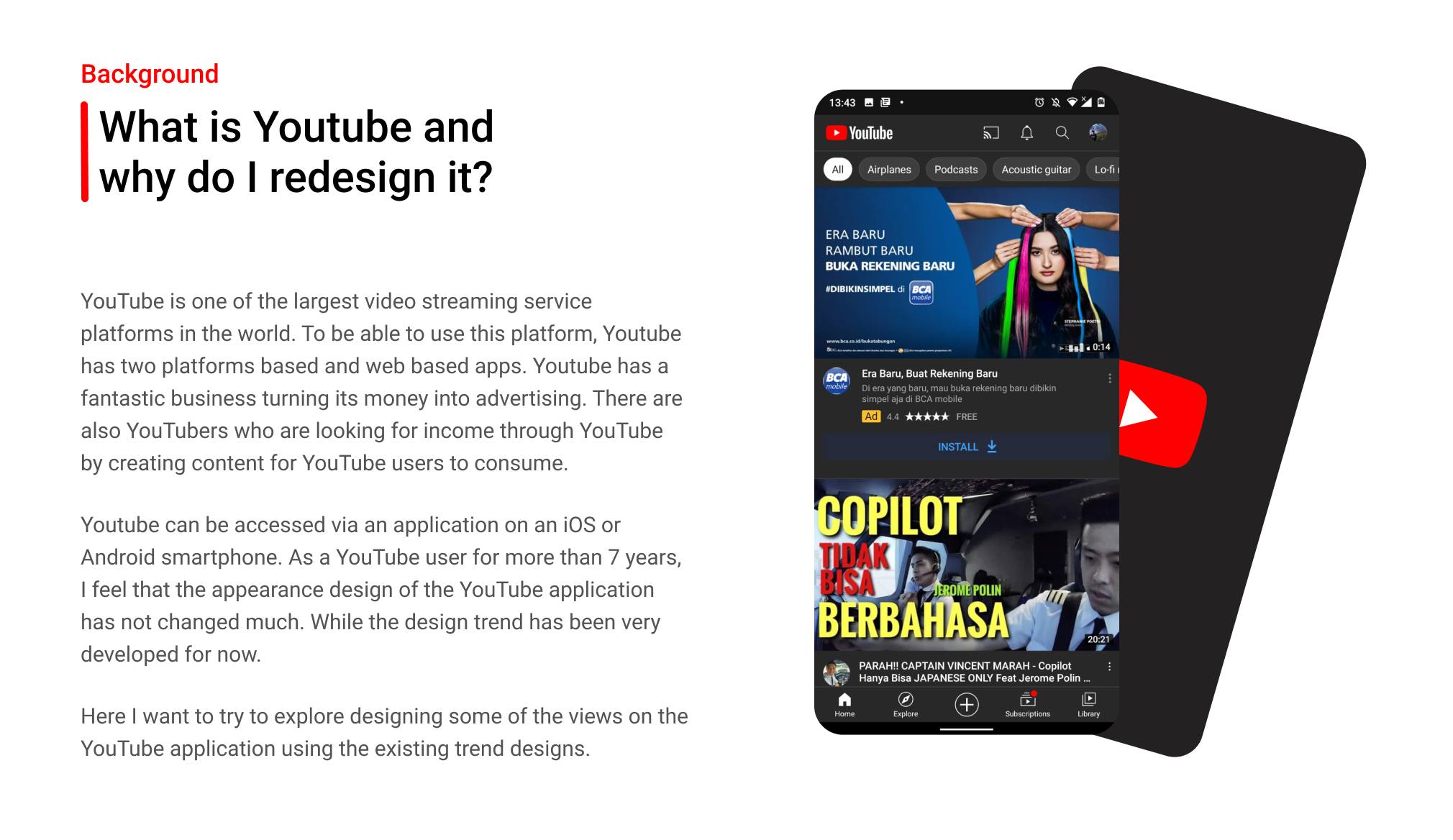Youtube Redesign 1
