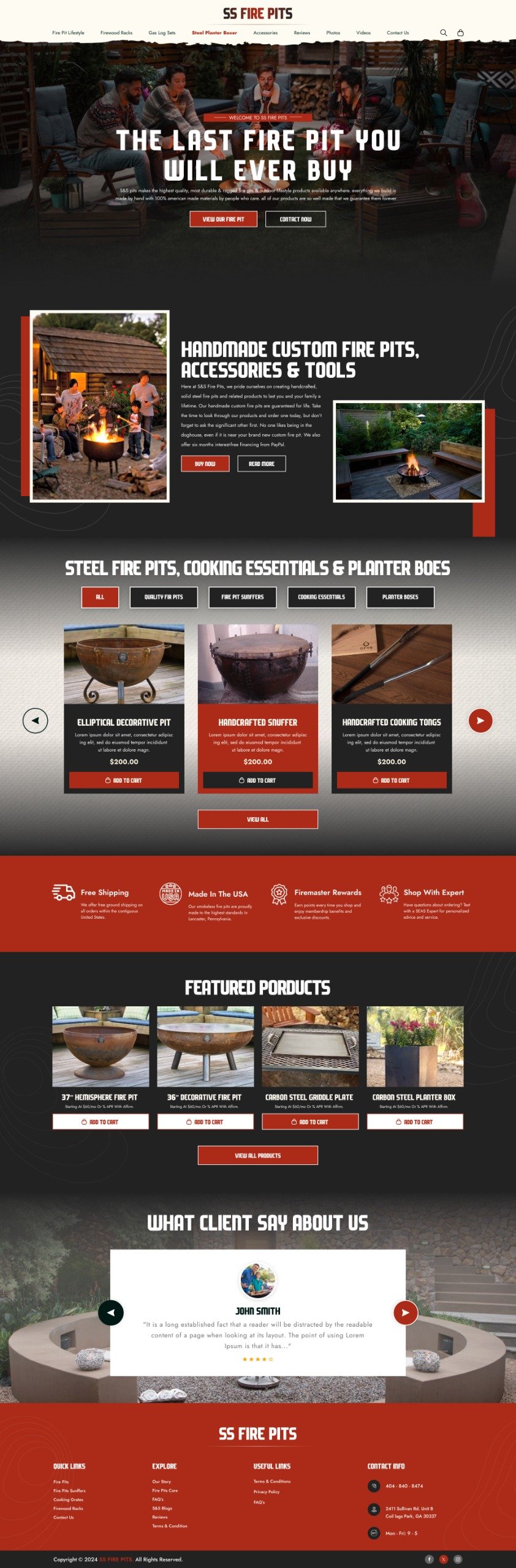 SS Fire Pits