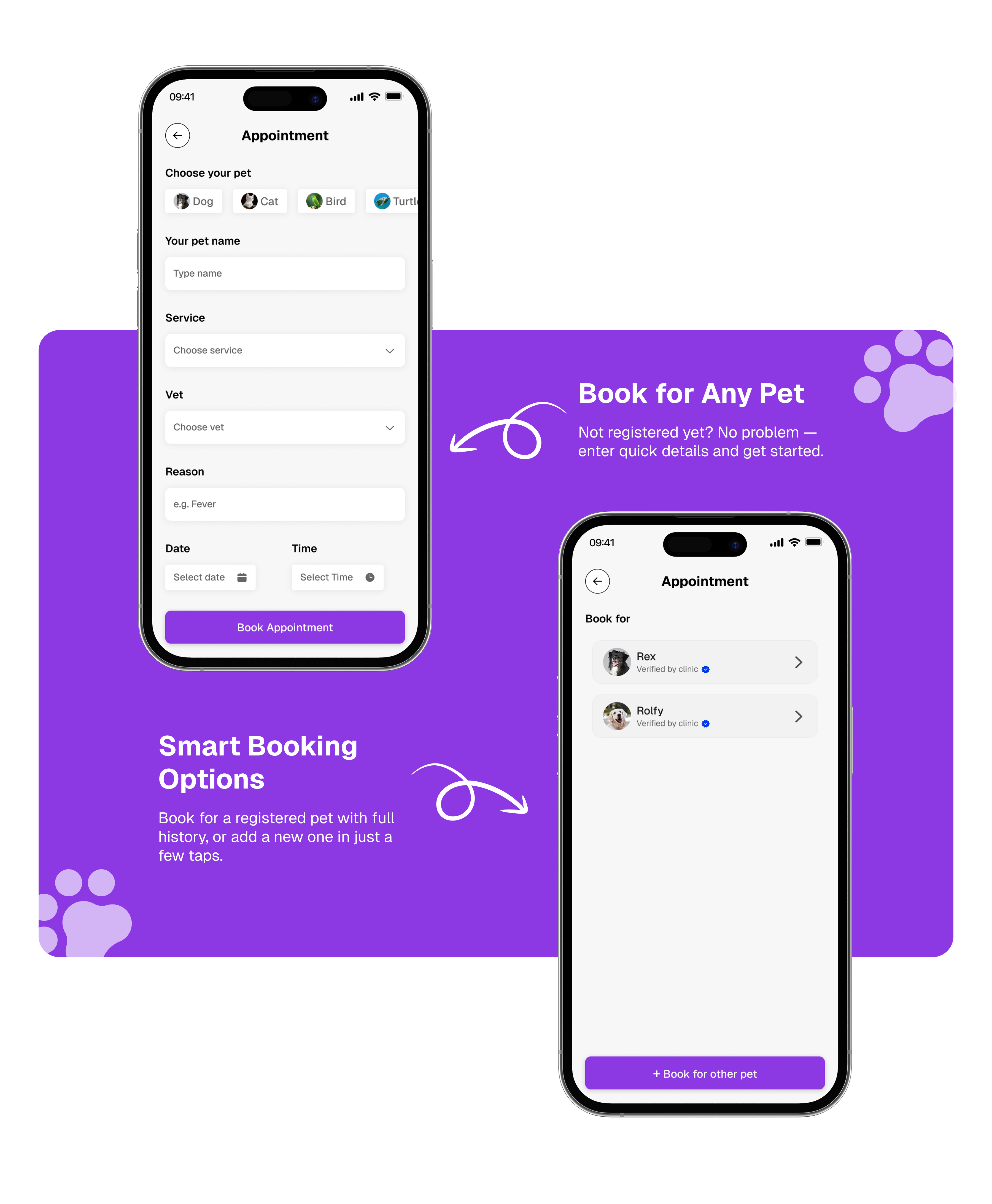 WellPet – Veterinary Clinic App | UX/UI Case Study 8