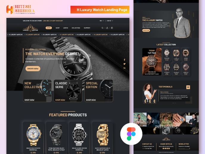 Luxury Watch Website