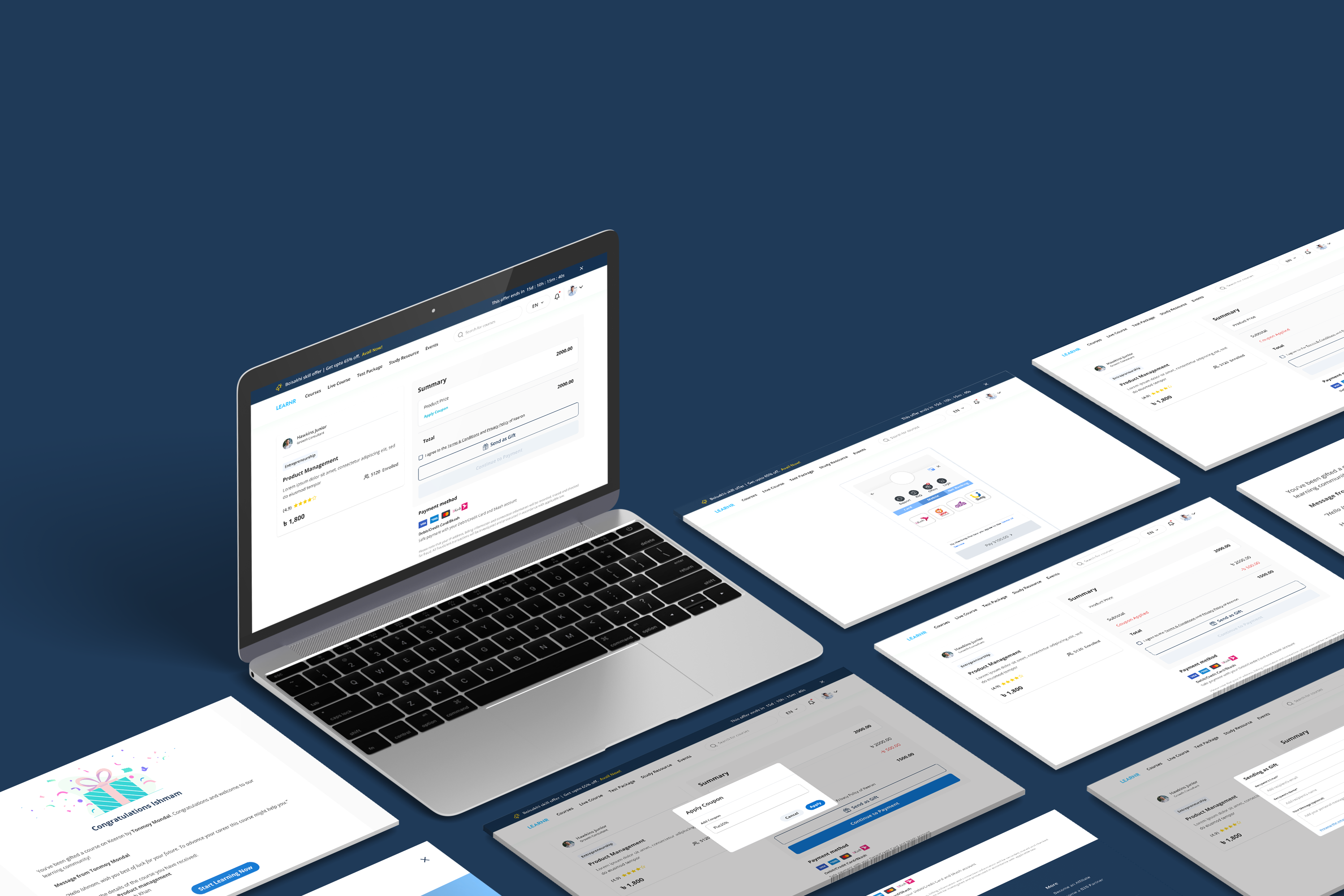 LEARNR - Checkout flow 1