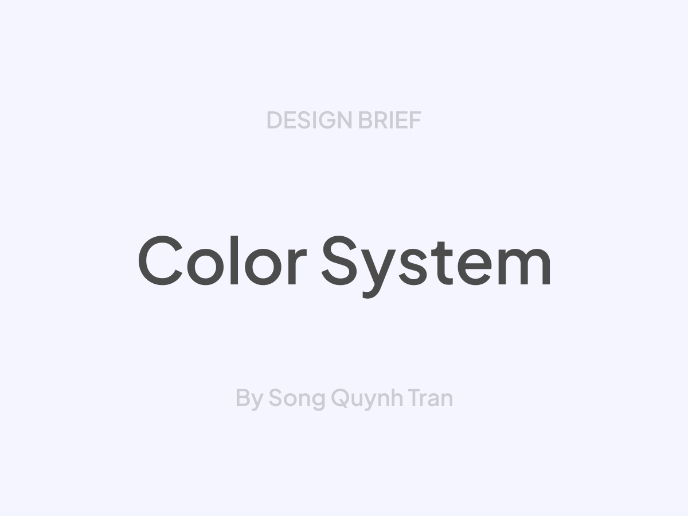 Color System for Productivity Tool