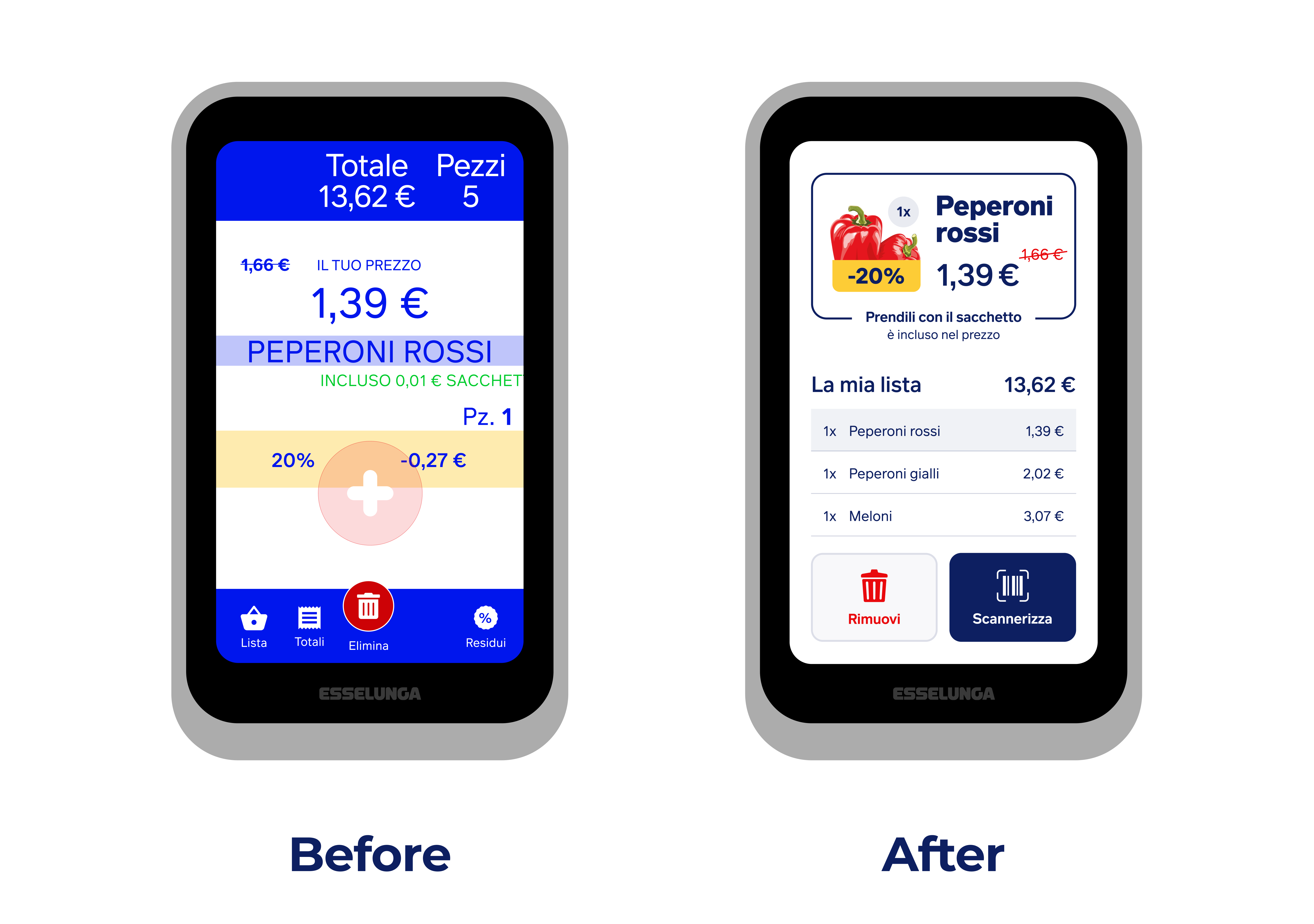 Redesign: Esselunga Presto Spesa 2