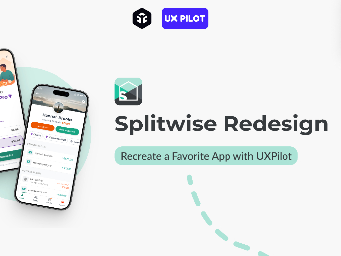 Splitwise Redesign with UX Pilot