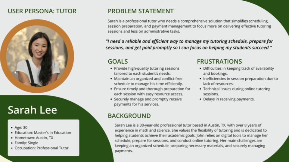 Tutor Persona