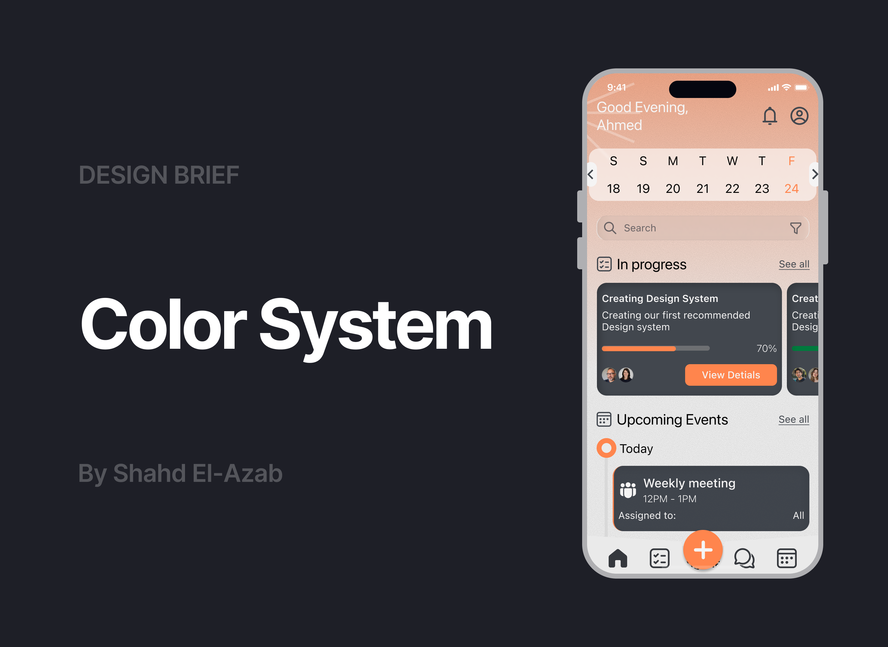 Color System - UXCEL challenge