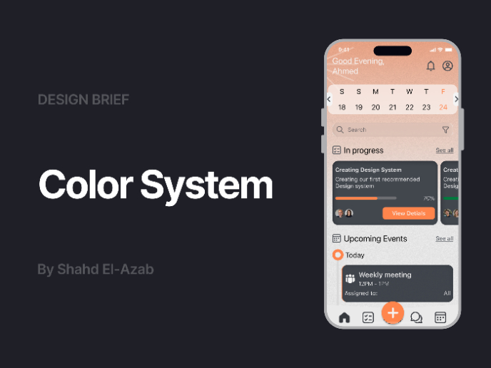 Color System - UXCEL challenge