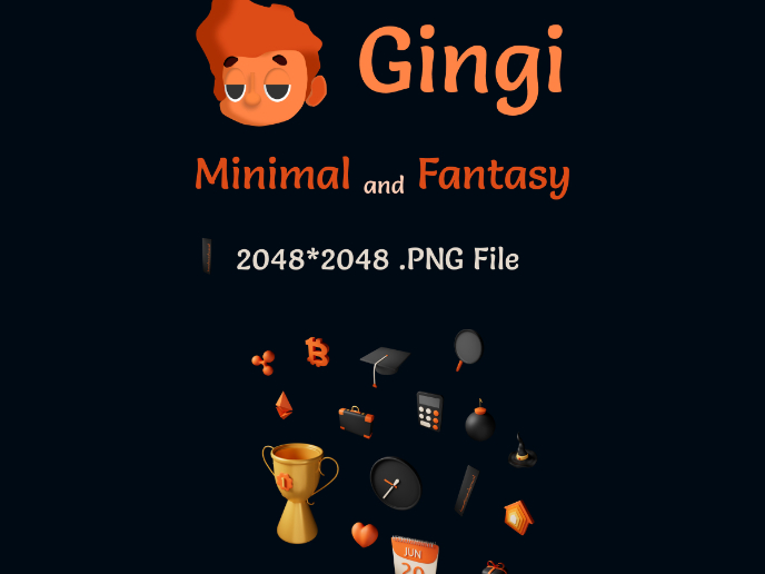 Gingi - 3D Icon Pack