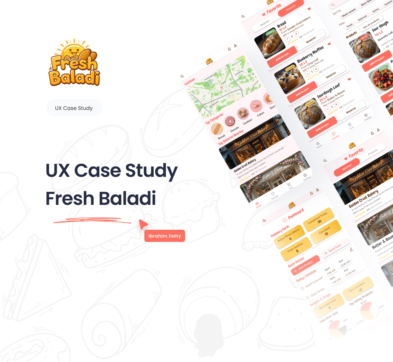 Fresh Baladi | Real-Time Bakery Alerts App | UI UX Case Study
