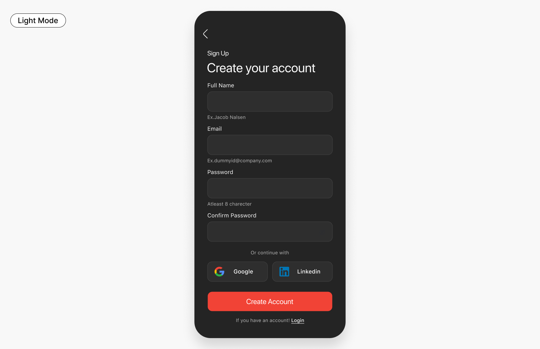 Sign Up - Stunning mobile screen 2