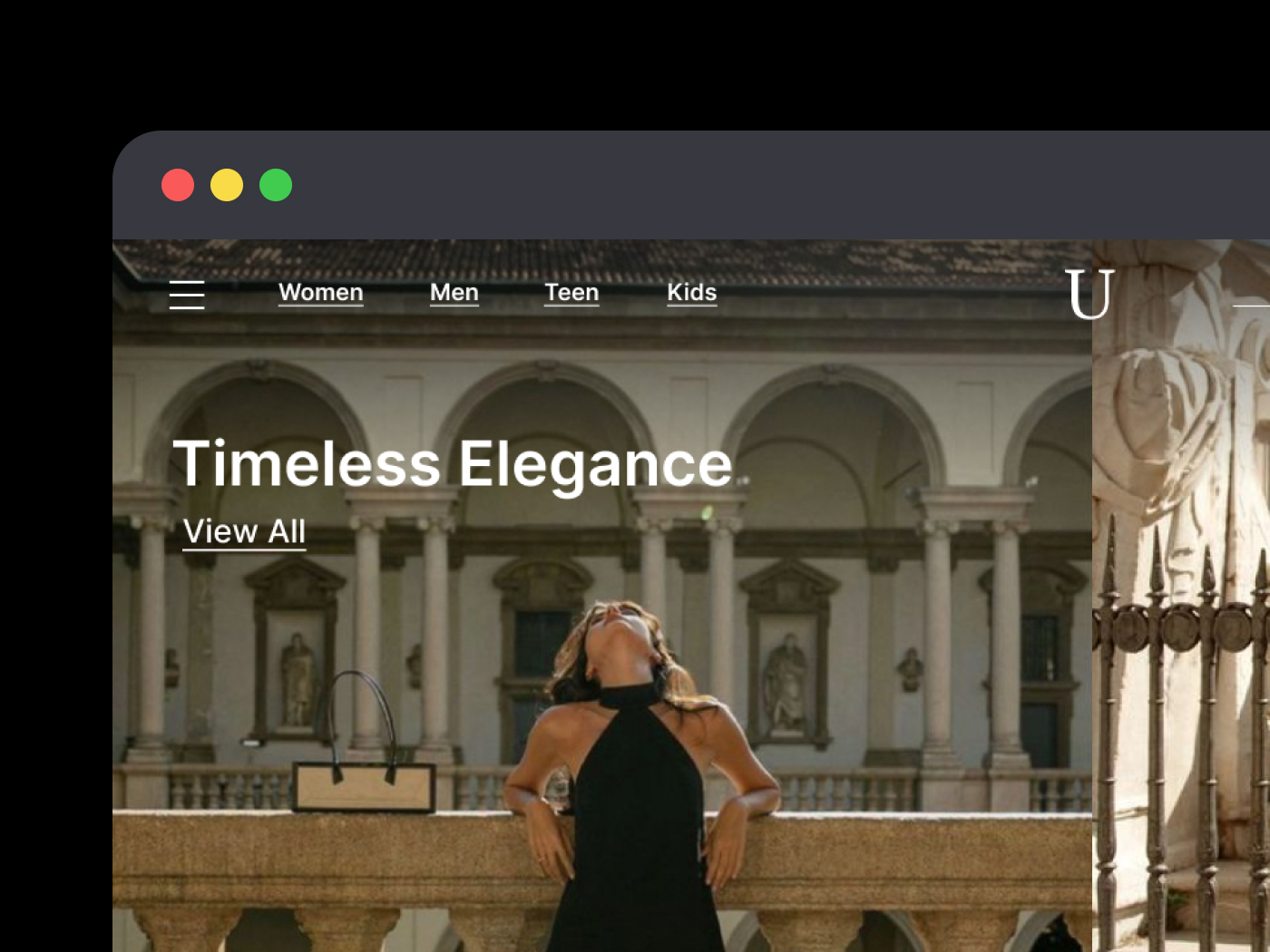 Fashion Service Landing Page