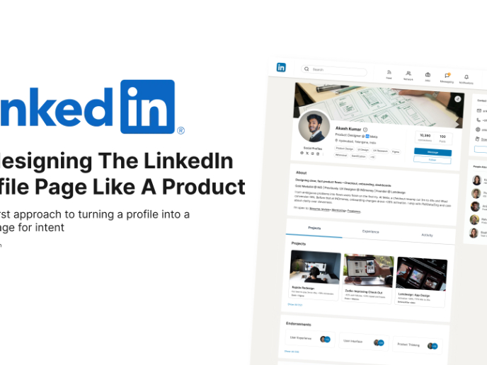 Redesigning The LinkedIn Profile Page Like A Product