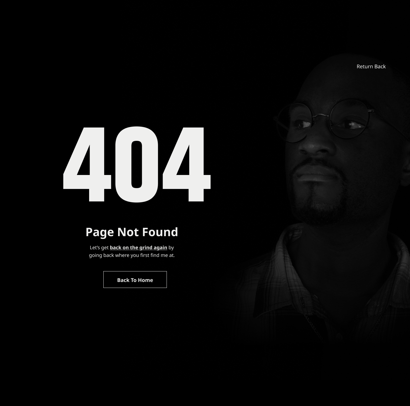 404 for Personal Website 1