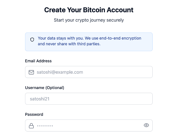 Accessible Signup Form for SaaS
