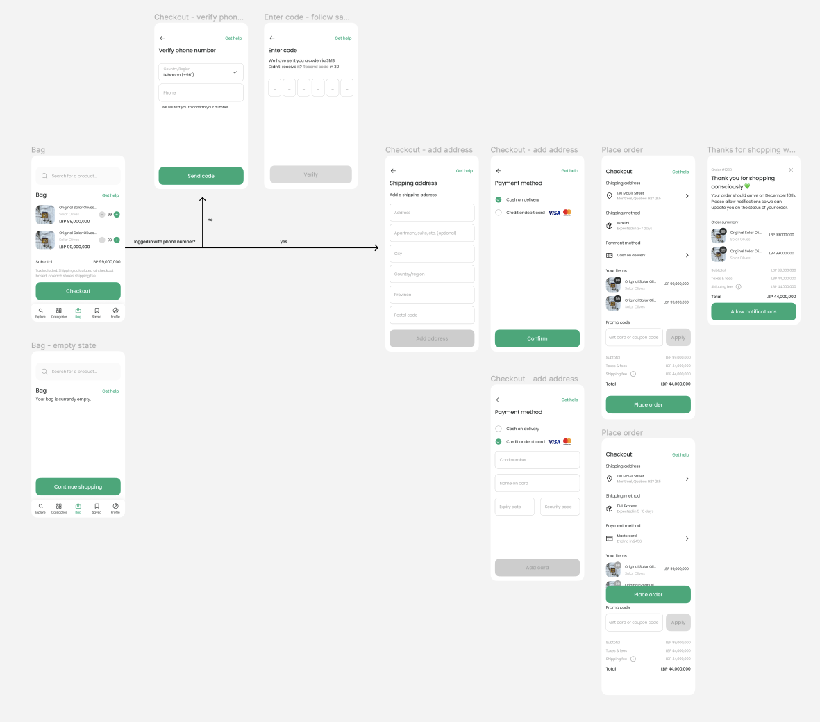 Qiosk.io Checkout Flow