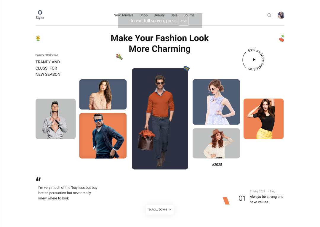 Styler - Landing Page