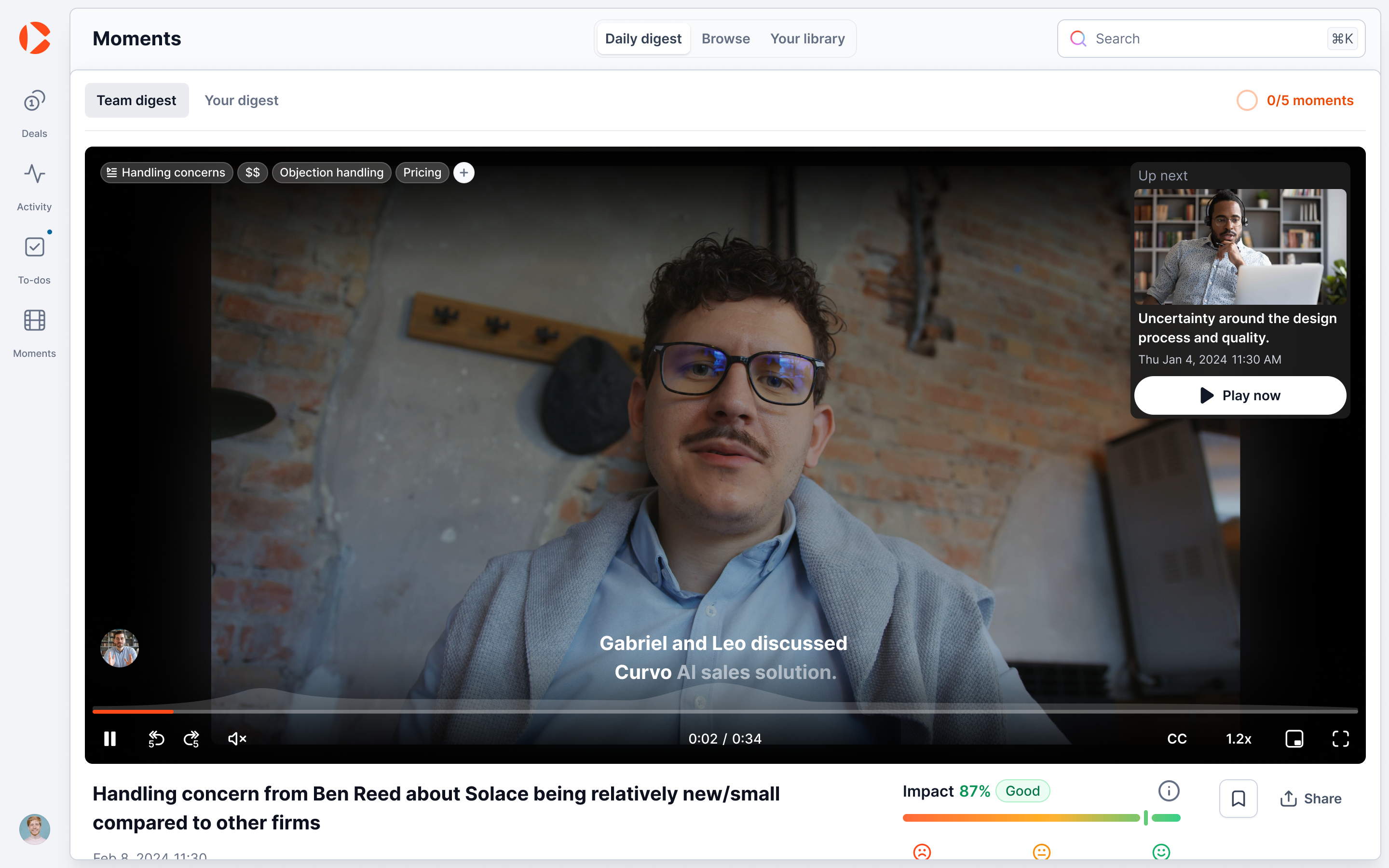 Curvo AI: Deal intelligence for next-generation sales team 10