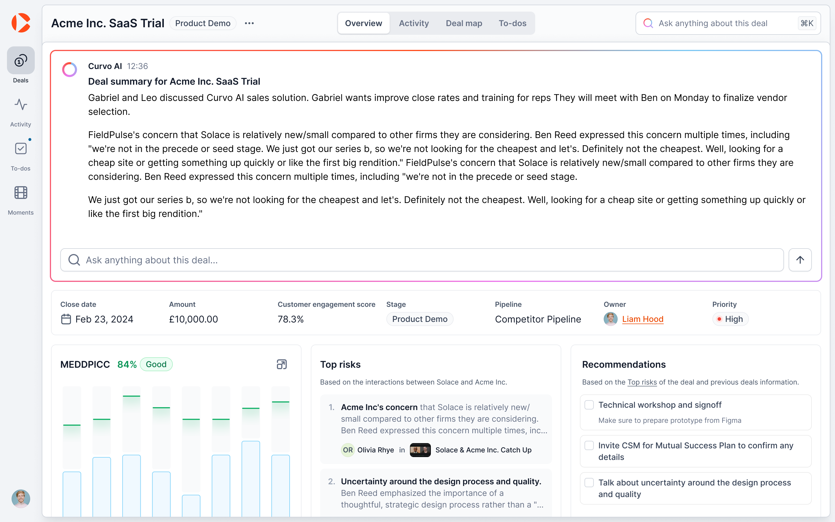 Curvo AI: Deal intelligence for next-generation sales team 4