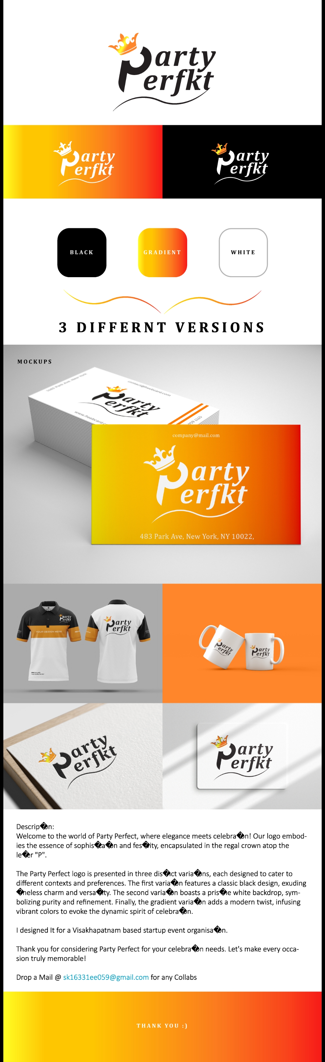 Party perfkt - Events organisation logo