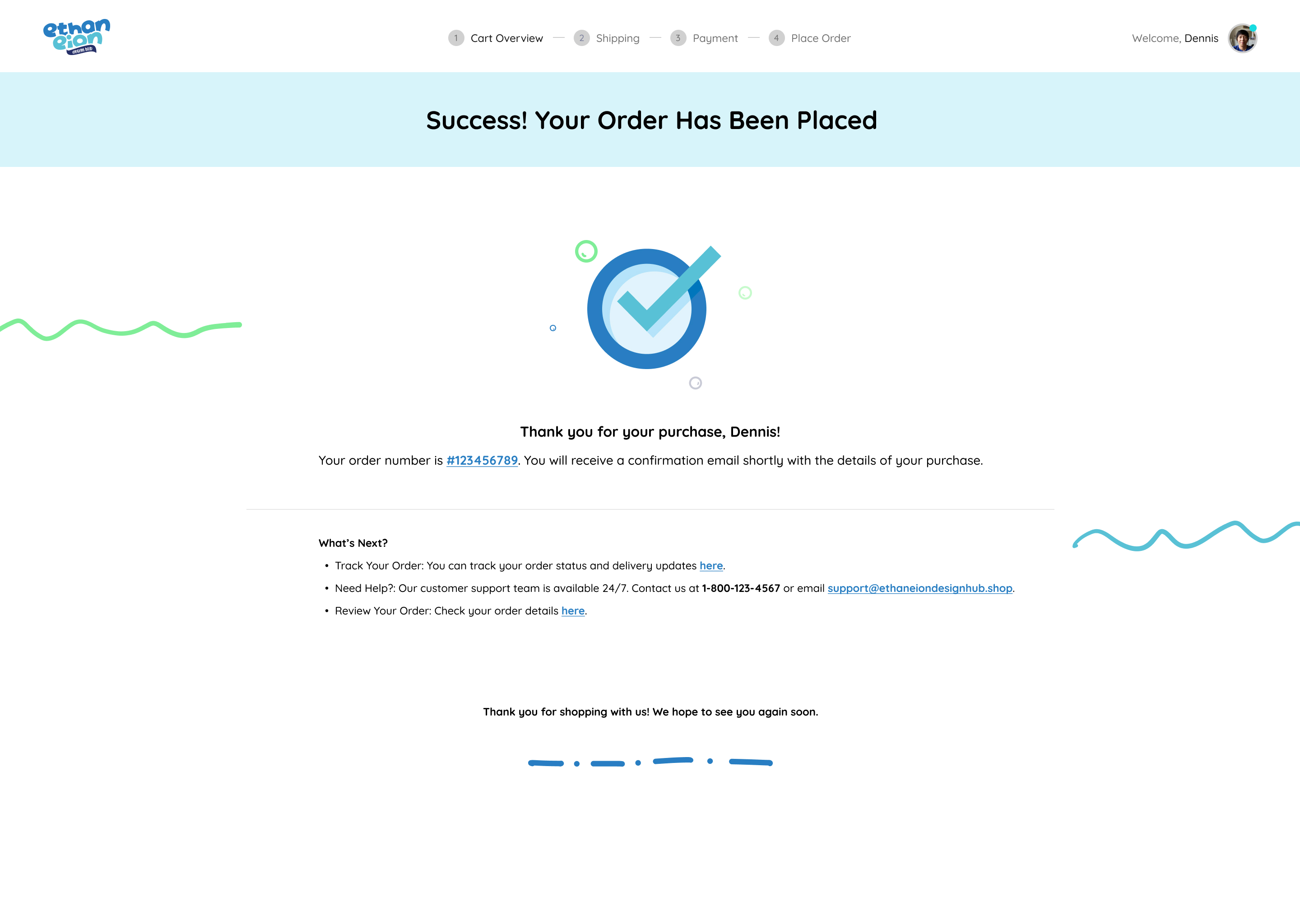 Ethaneiondesignhub / Checkout Page for E-Commerce Platform 5