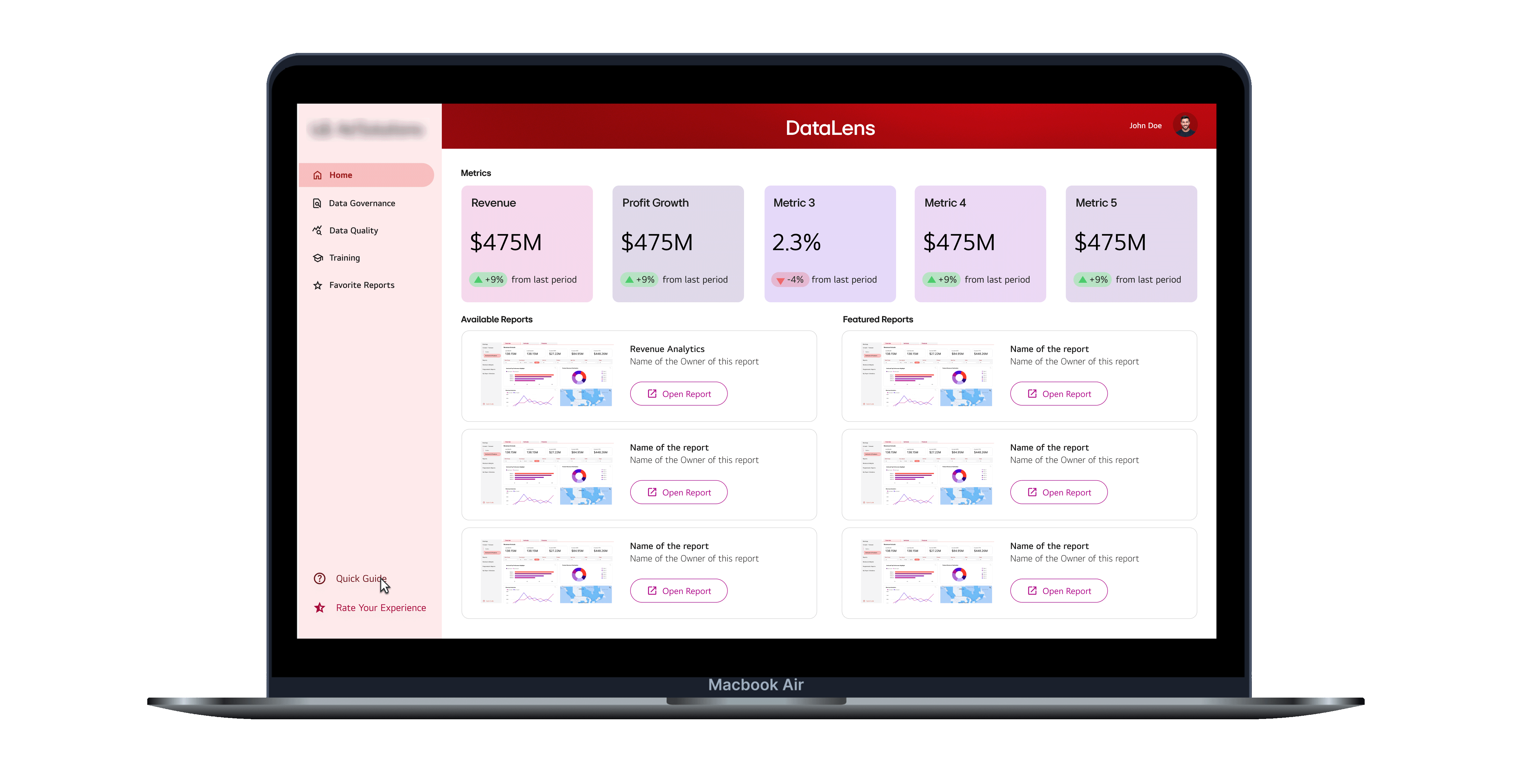 Revenue Analytics PBI Dashboard 4