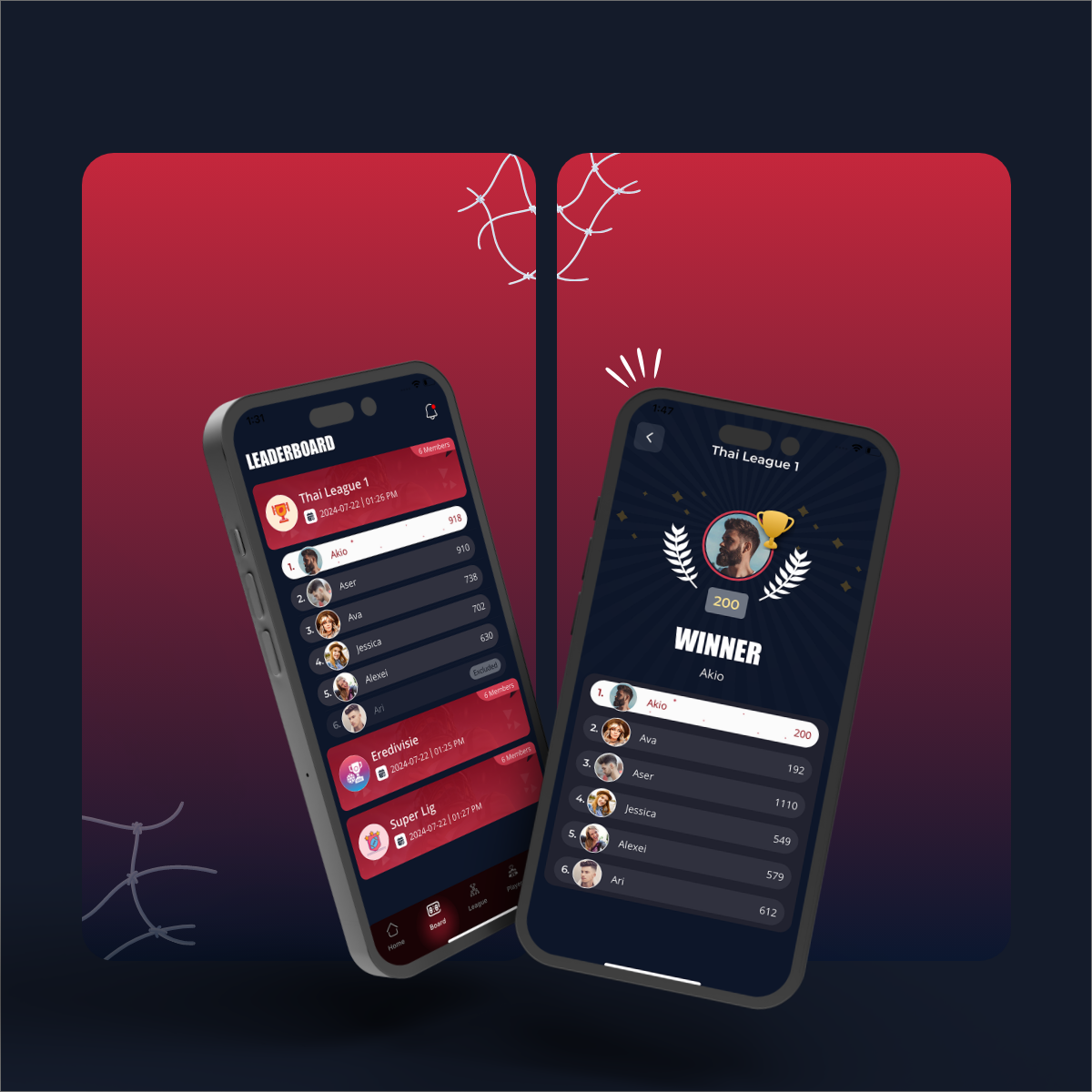 Fantasy Sports App Design 2
