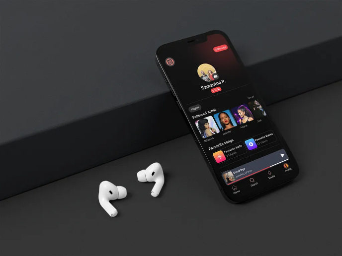 Music Streaming App UI Design