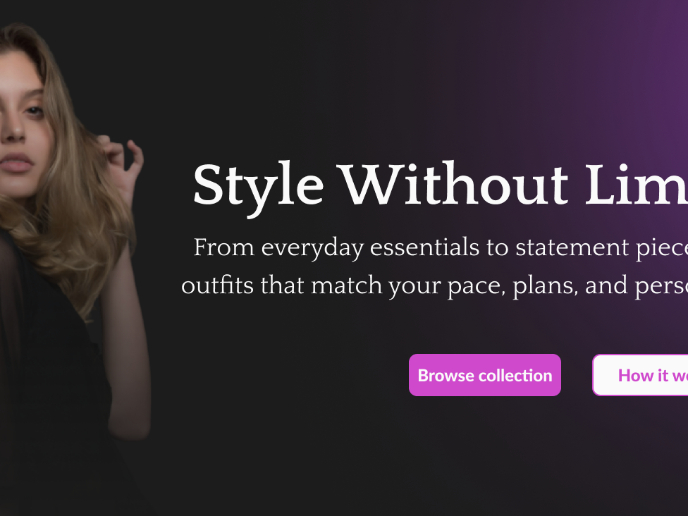LOOP - Fashion Service Landing Page