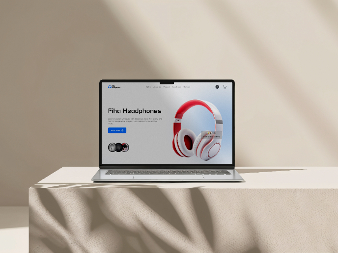 Headphone Selling E comarce Landing page