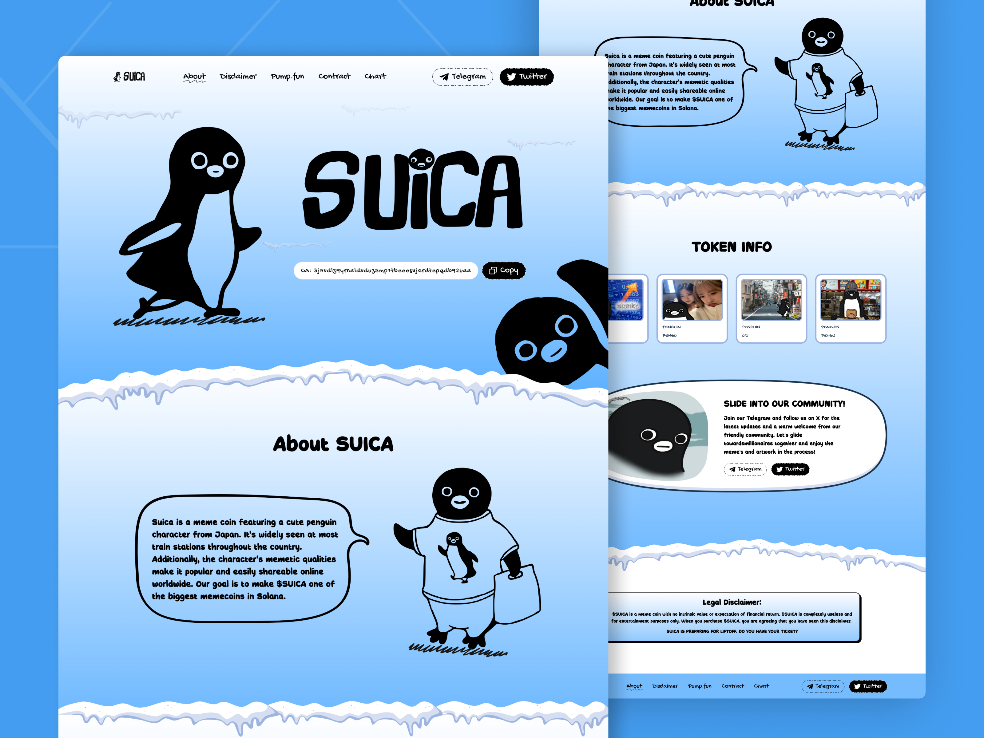 SUICA- Meme Coin Landing Page 1