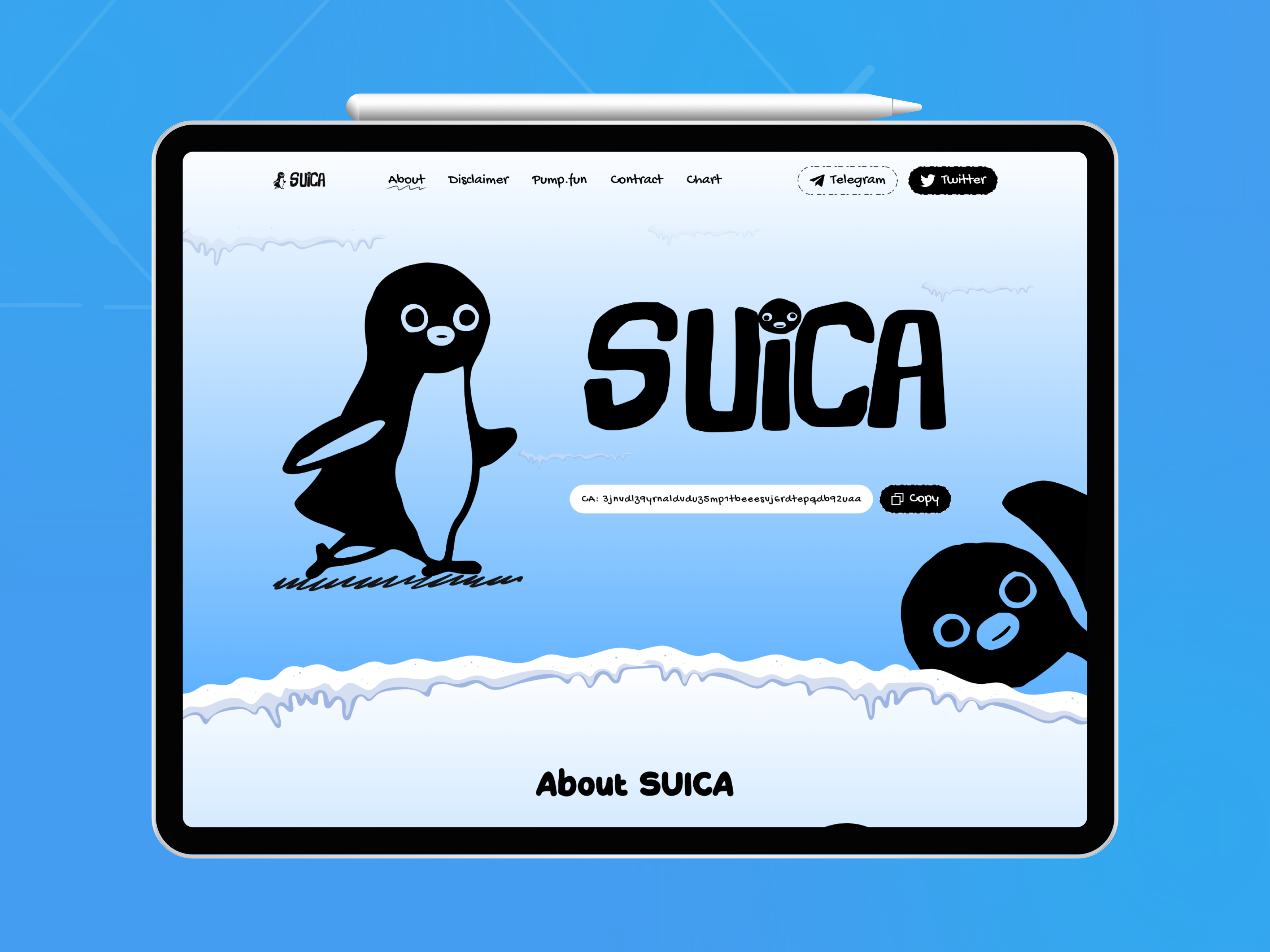 SUICA- Meme Coin Landing Page
