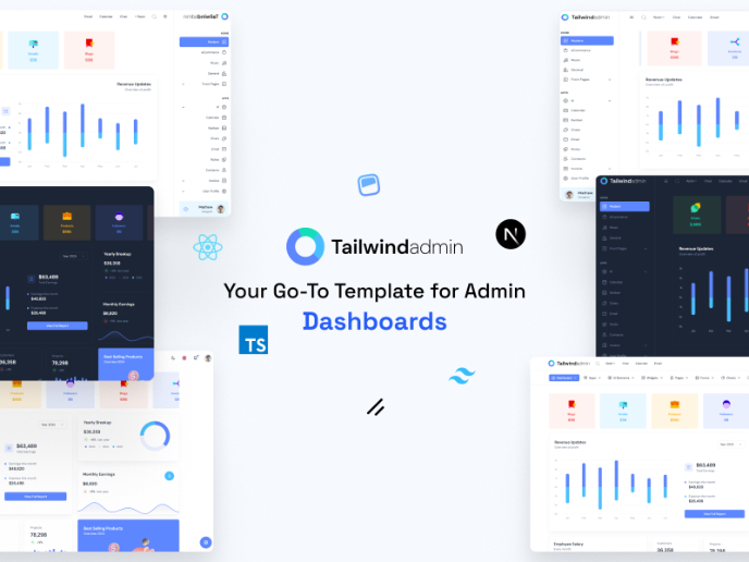 🚀 Introducing Tailwindadmin: The Ultimate Admin Dashboard Template