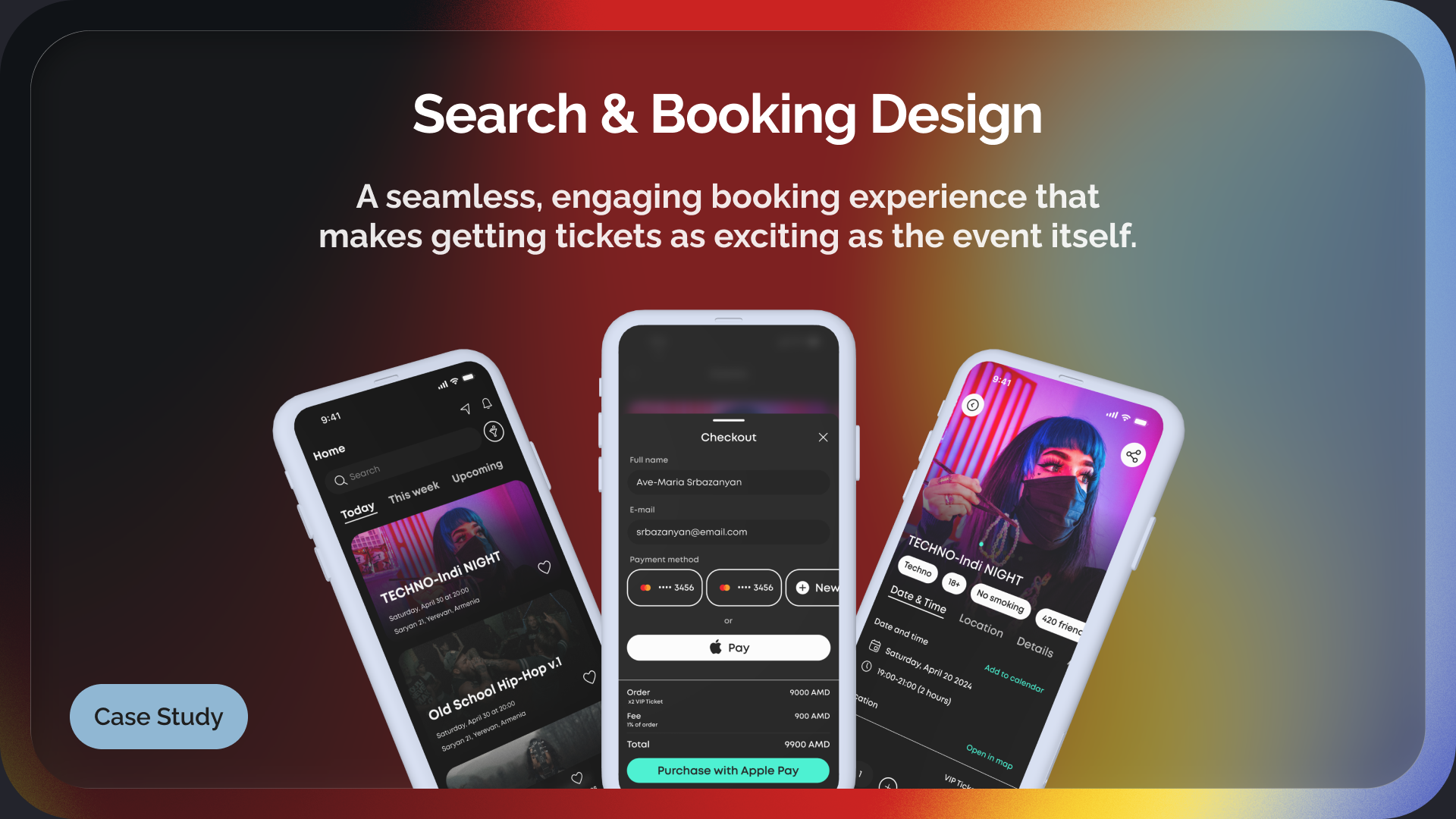 Search & Booking Design For Entertaiment Platform